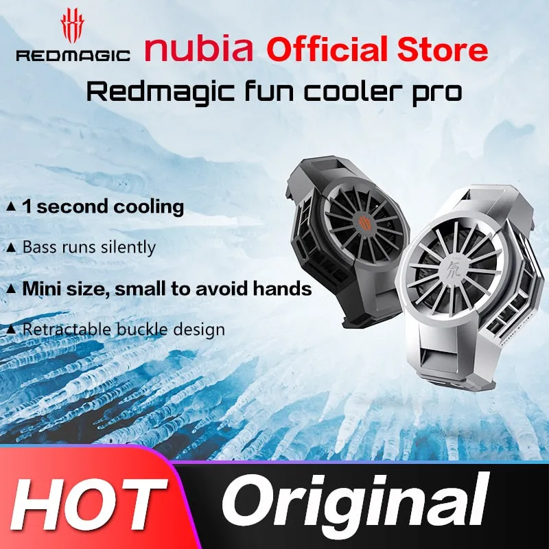 100% Original Nubia REDMAGIC Gaming Phone Fan Cooler for Red Magic ICE Dock Fan