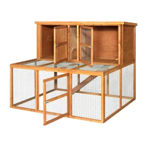 4ft Kendal Guinea Pig Hutch and Run Combo | The Best 4ft Hutch &amp; Run For Compact Spaces | Deepest 4ft Hutches On The Market