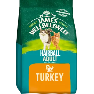 Adult Turkey Hairball Dry Cat Food