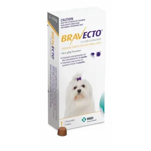 Bravecto Chew Very Small 2-4.5 kg