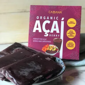 CABANA ORGANIC ACAI BERRY 4X100G