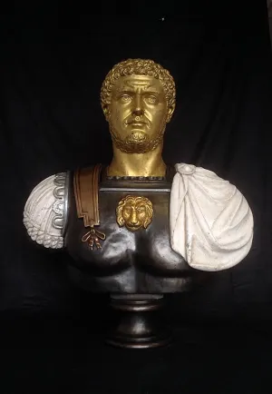 Caracella Bust In Various Metal