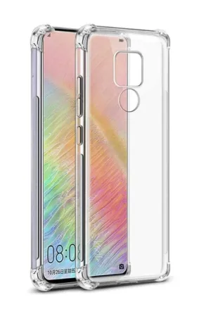 Case For Huawei Mate 20 Pro Case, Super-Slim, Reinforced Corners, Advanced Shock-Absorbent Scratch-Resistant Transparent Tpu Case Cover For Huawei Mate 20 Pro - Clear