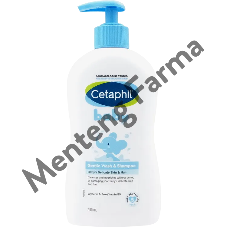 Cetaphil Baby Gentle Wash & Shampoo 400 mL - Sabun & Shampoo Perawatan Kulit Bayi