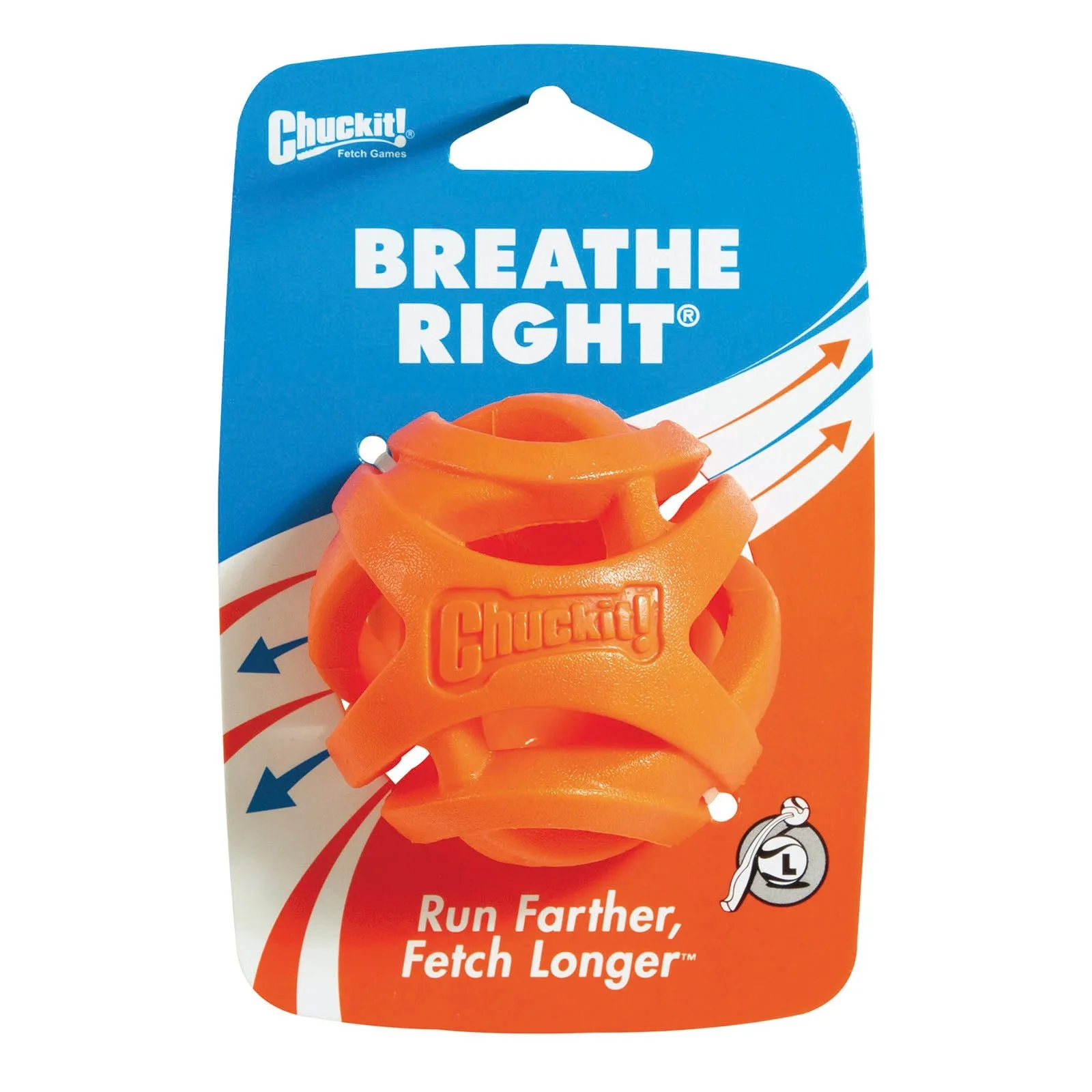 Chuckit! Breathe Right Fetch Ball Dog Toy Large 1 Pack