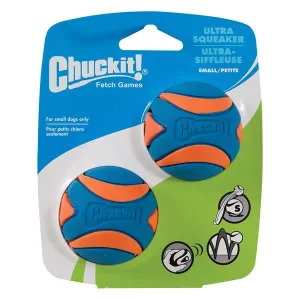 CHUCKIT - Ultra Squeaker Ball Small - 2 Balls