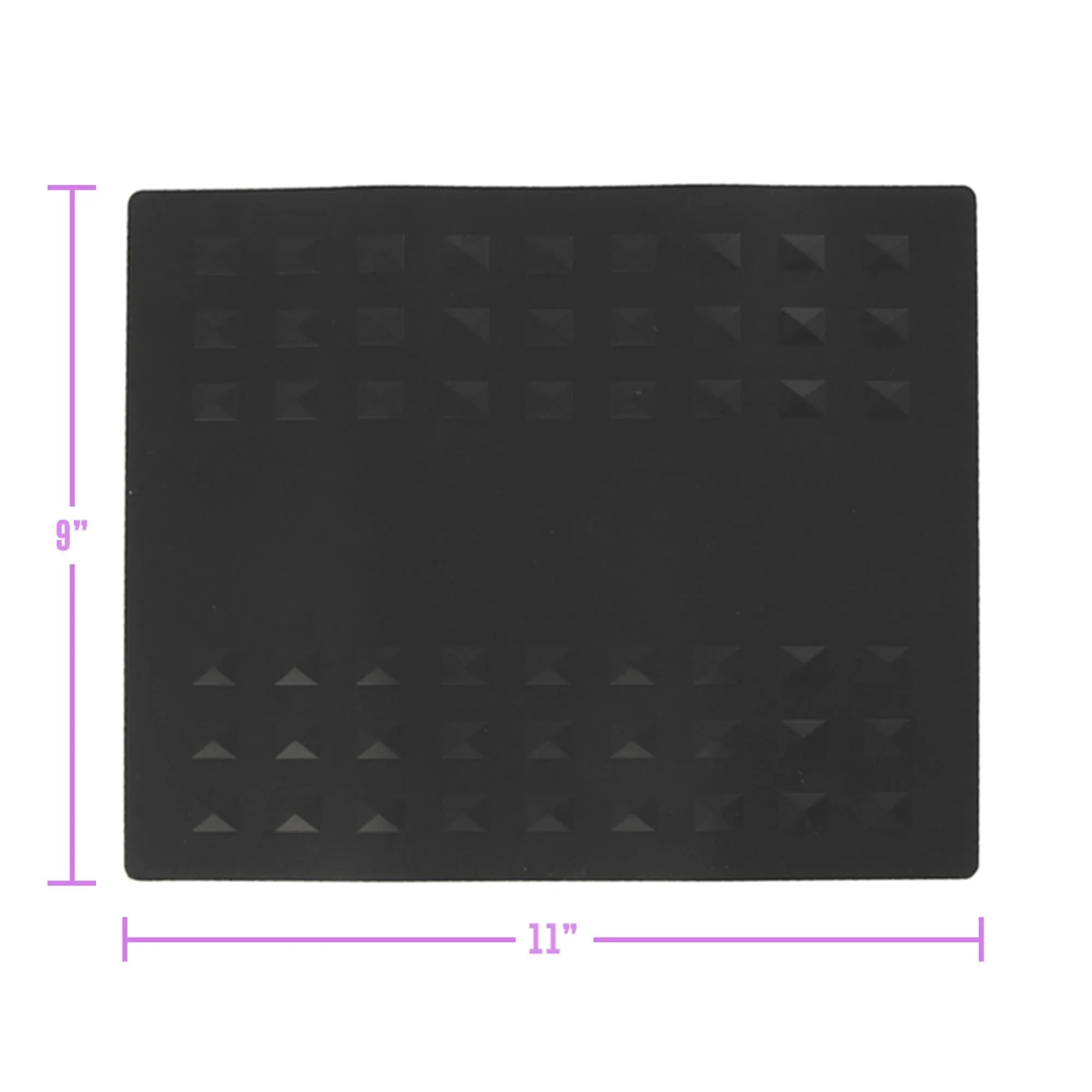 Colortrak Protective Heat Resistant Silicone Mat, Black