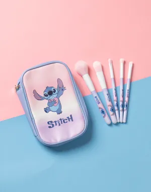 Disney Stitch Womens Makeup Brush Set