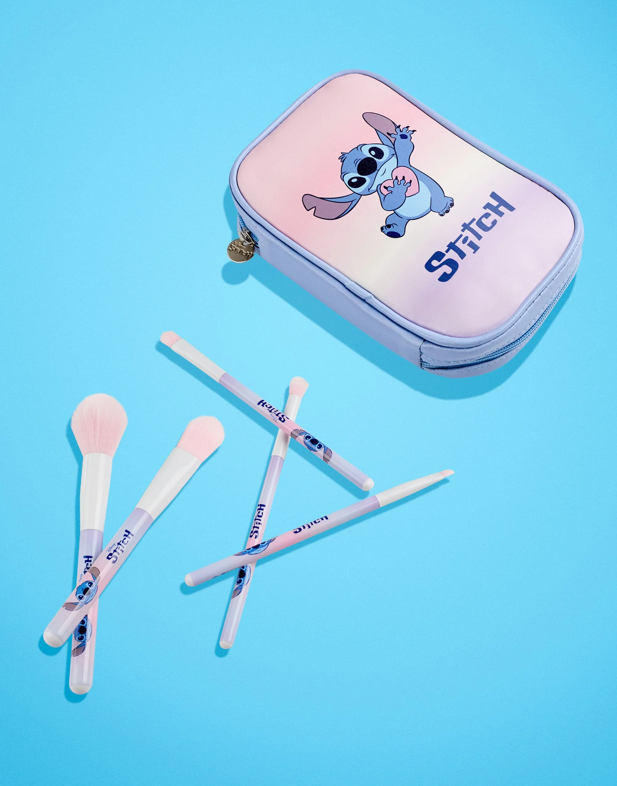 Disney Stitch Womens Makeup Brush Set