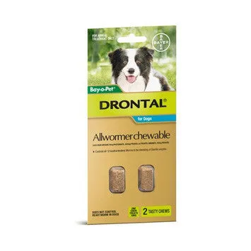 Drontal Chewable Worming Tablets for Dogs