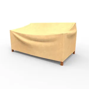 EmpirePatio Large Wicker Sofa Covers 37 in High - Nutmeg