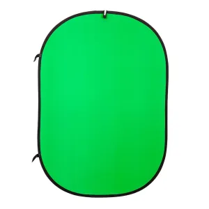 FACTORY SECOND - Strobepro 5x7 Double Sided Flexout Backdrop - Chromakey Green / Blue