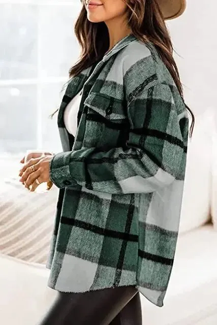 Flannel Casual Plaid Jacket