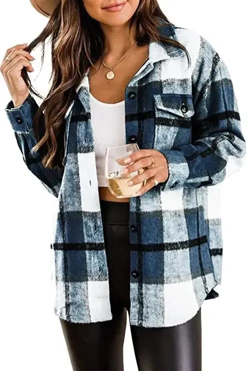 Flannel Casual Plaid Jacket