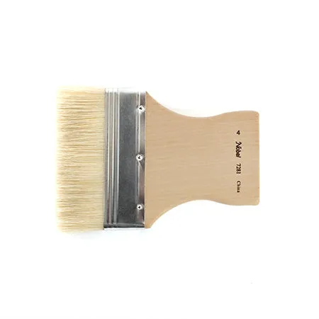 Flat White hog Bristles Brushes