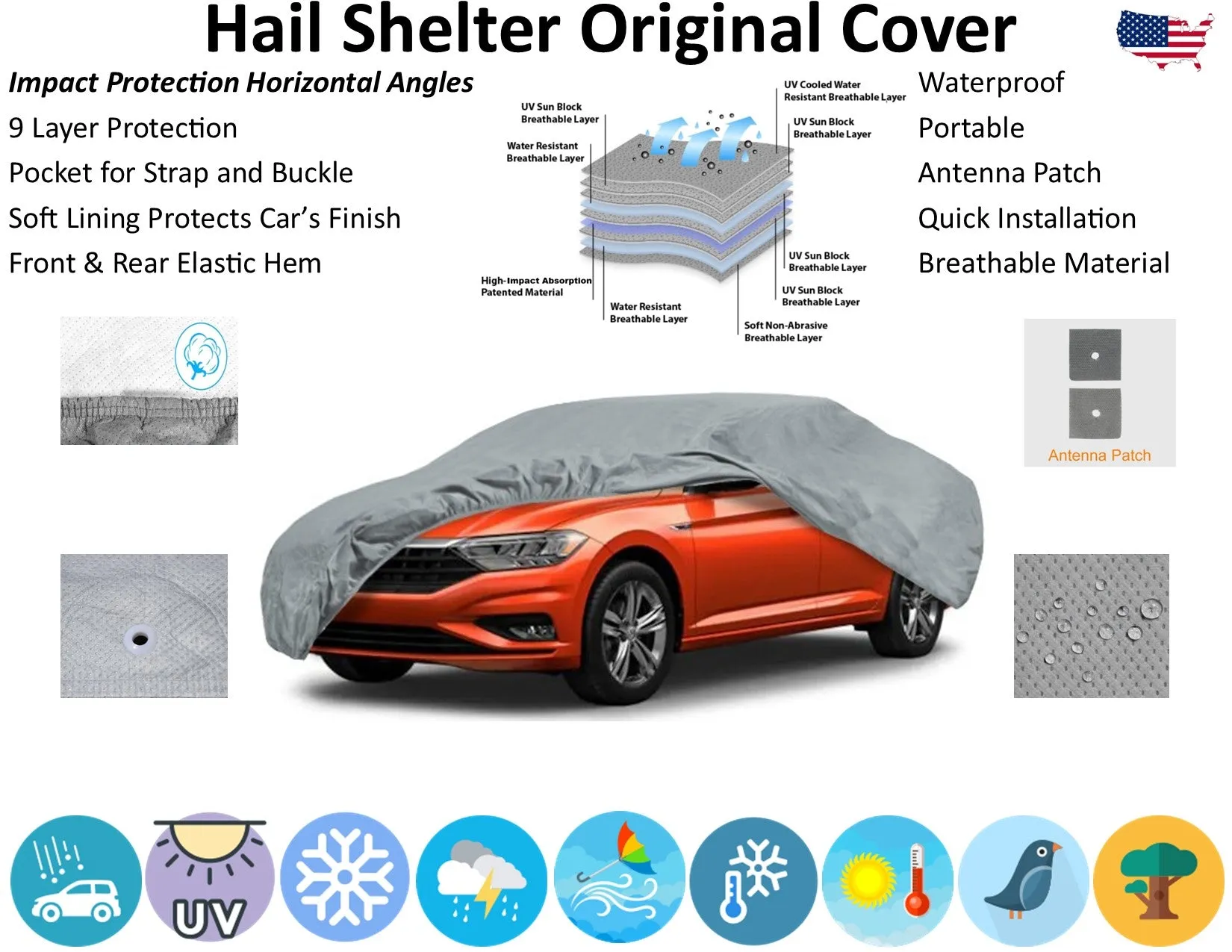 Hail Shelter Original Car Cover