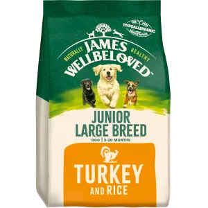 Junior Turkey & Rice Large Breed Dry Dog Food