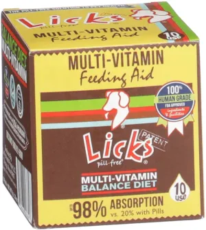 Licks Dog Multi-Vitamin Supplements - 10-use