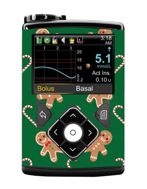 Medtronic 640/670/780G Pump Sticker (Gingerbread Gang)