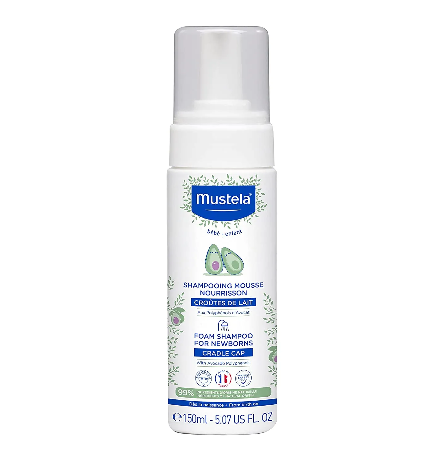 Mustela Foam Shampoo for Newborns 150 ml