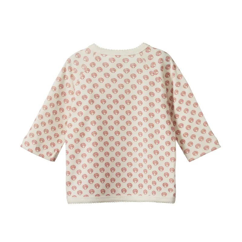 Nature Baby Kimono Jacket - Scallop Shell Print