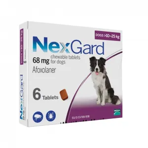 NexGard Chews For Dogs 10-25kg 6ct