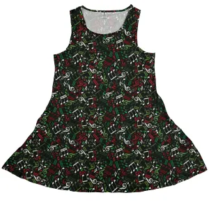 O Christmas Tree Music Notes Dress