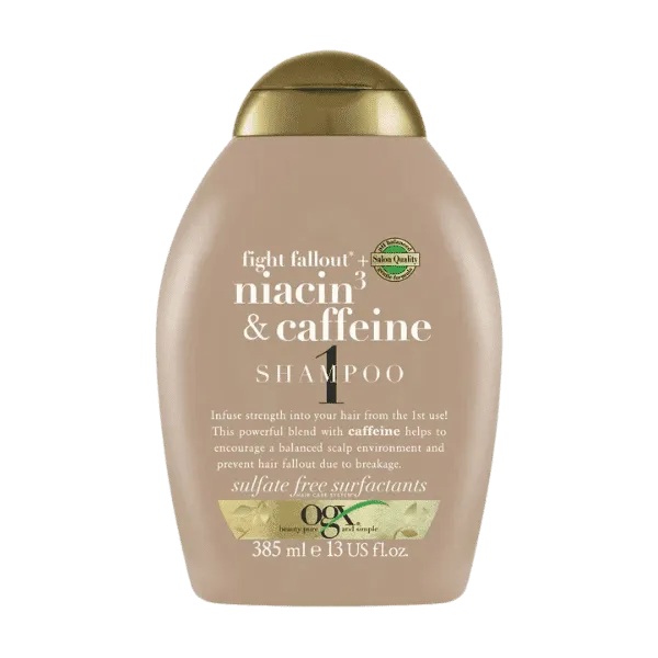 OGX NIACIN AND CAFFEINE SHAMPOO 385ML