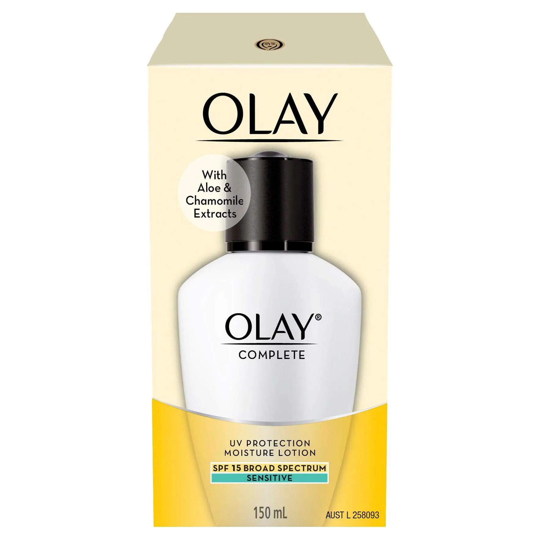 Olay Complete UV Protection Cream SPF 15 Lotion Sensitive Skin 150ml