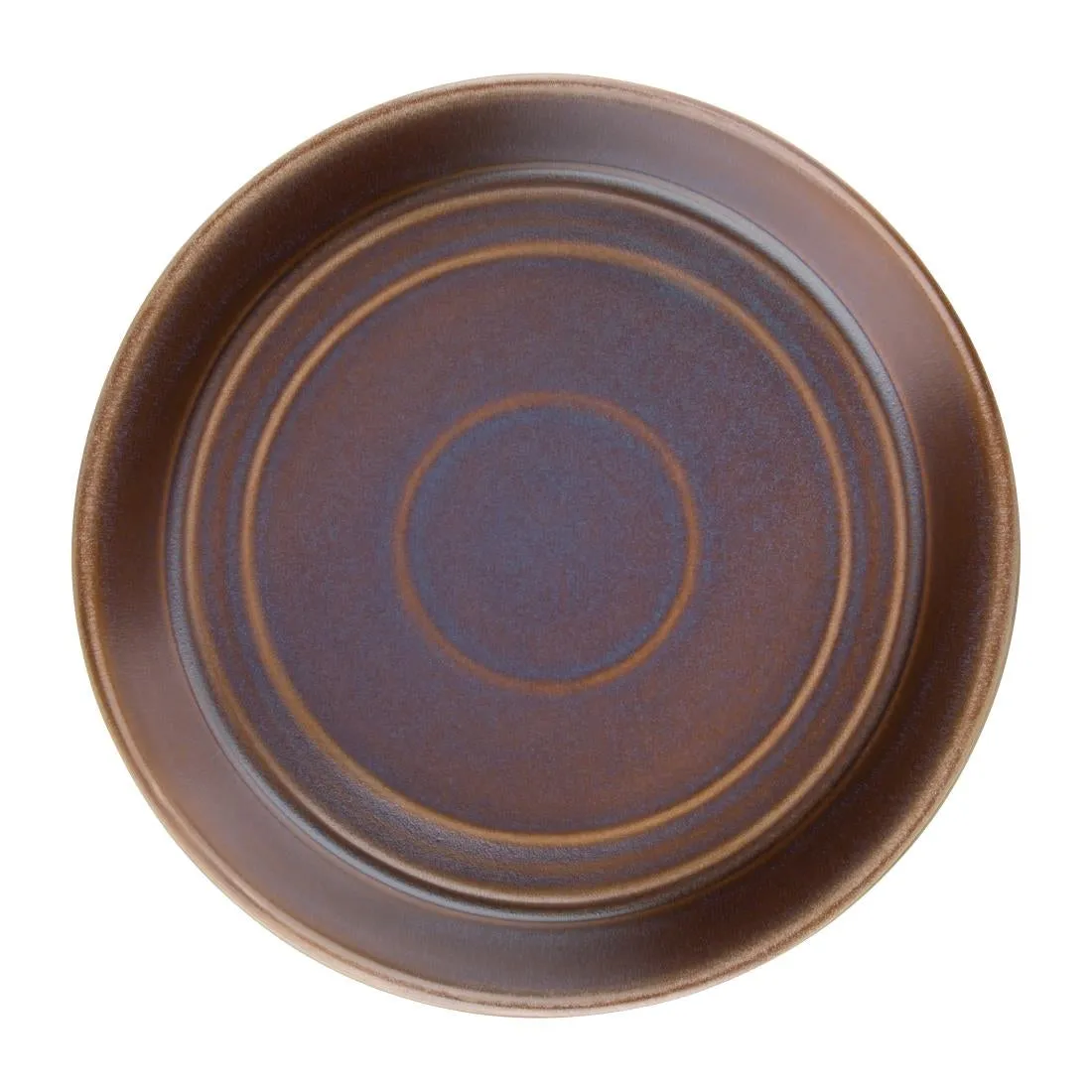 Olympia Cavolo Flat Round Bowls Iridescent 220mm (Pack of 4) - FD913