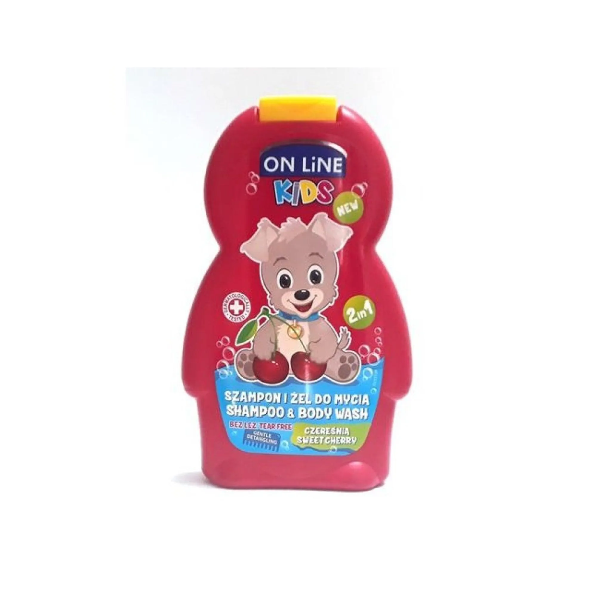 On Line 2 In1 Kids Shampoo And Body Wash With Sweet Cherry