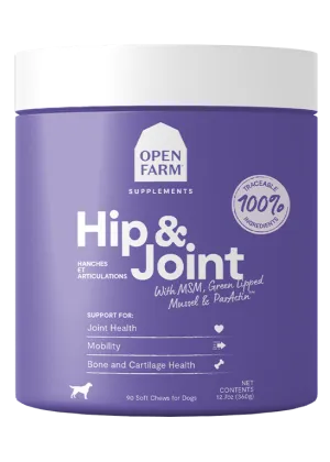 Open Farm Hip & Joint Supplement Chews for Dogs