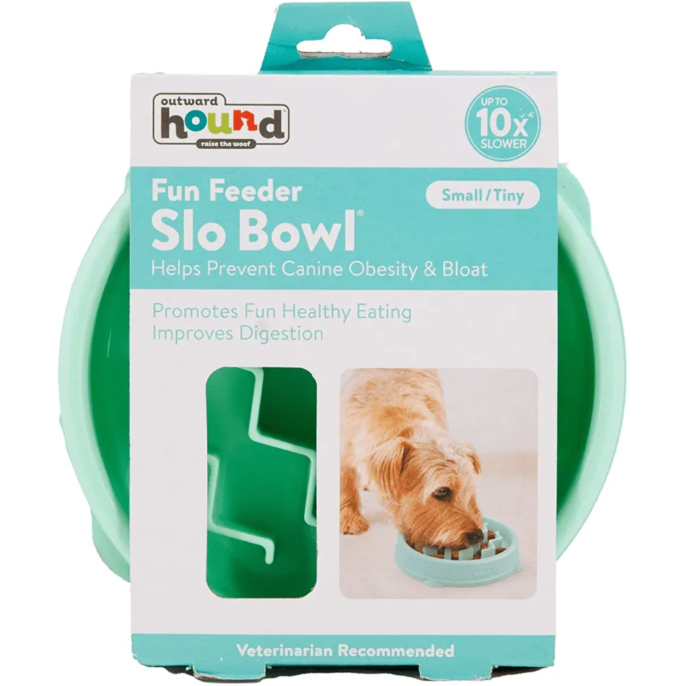 Outward Hound Fun/Slow Feeder for Dogs (Green)