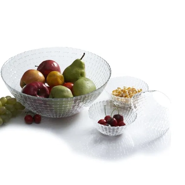 Pasabahce Big Glass Serving Bowl, Round Salad Bowl, 98 oz