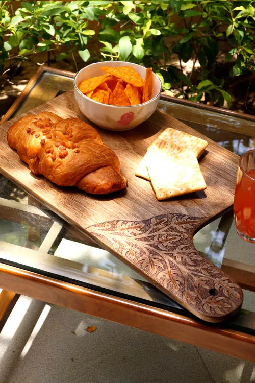 Patoc Walnut Wood Cheese Board