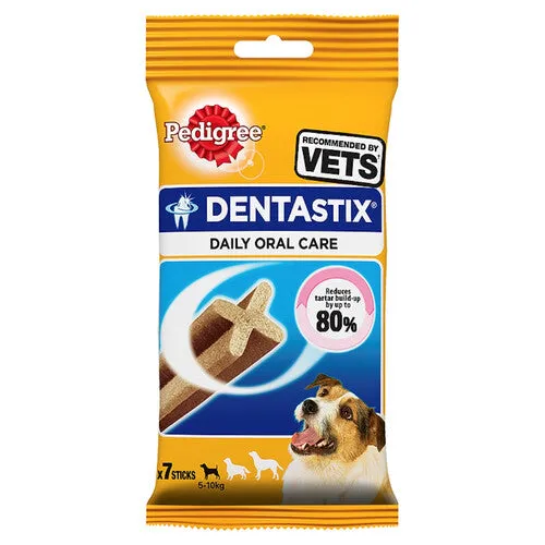 Pedigree Dentastix Daily Oral Care Dental Chews Small Dog 7 Sticks