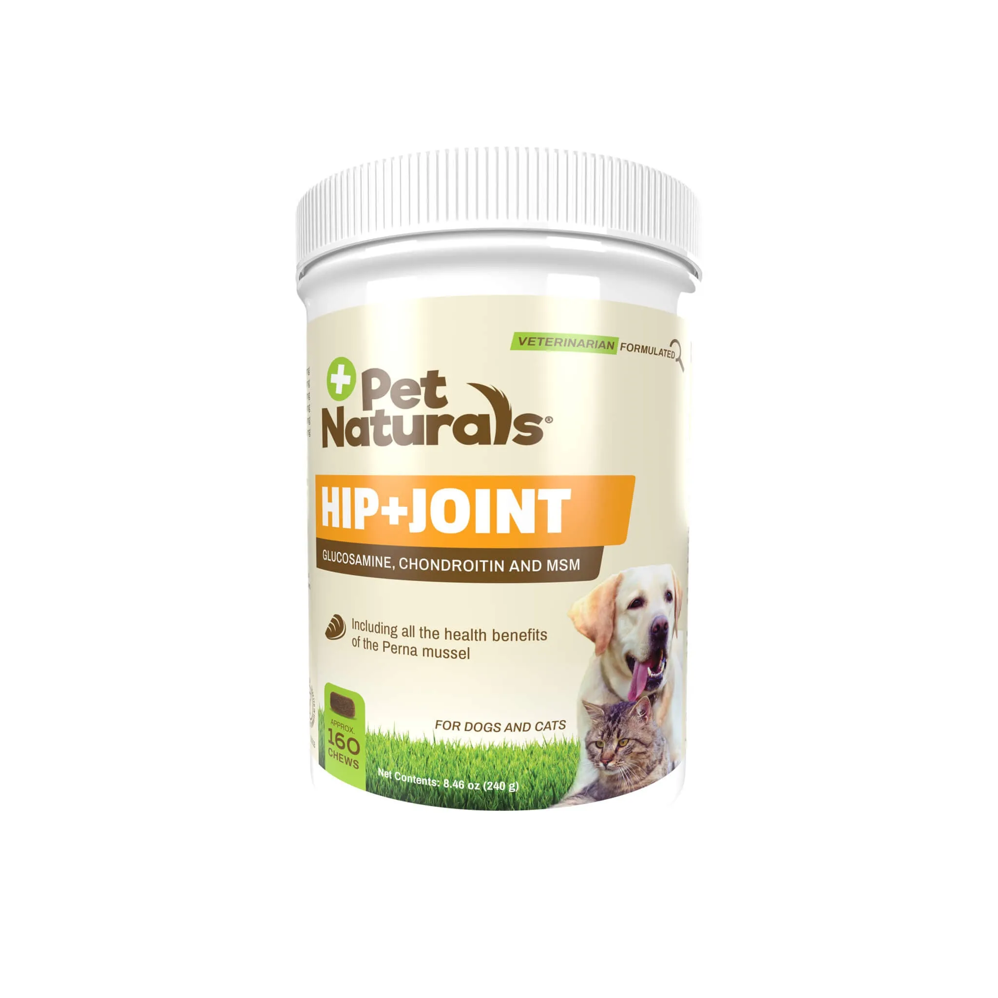 Pet Naturals Hip and Joint Supplements for Dogs and Cats