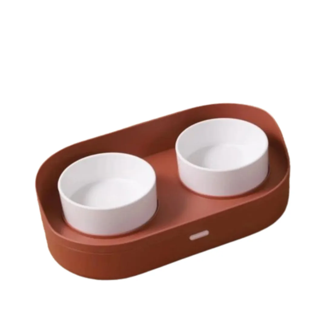 PetAffairs No-Spill Pet Food Bowls for Small Pets