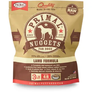 Primal Raw Dog Lamb 3 lbs