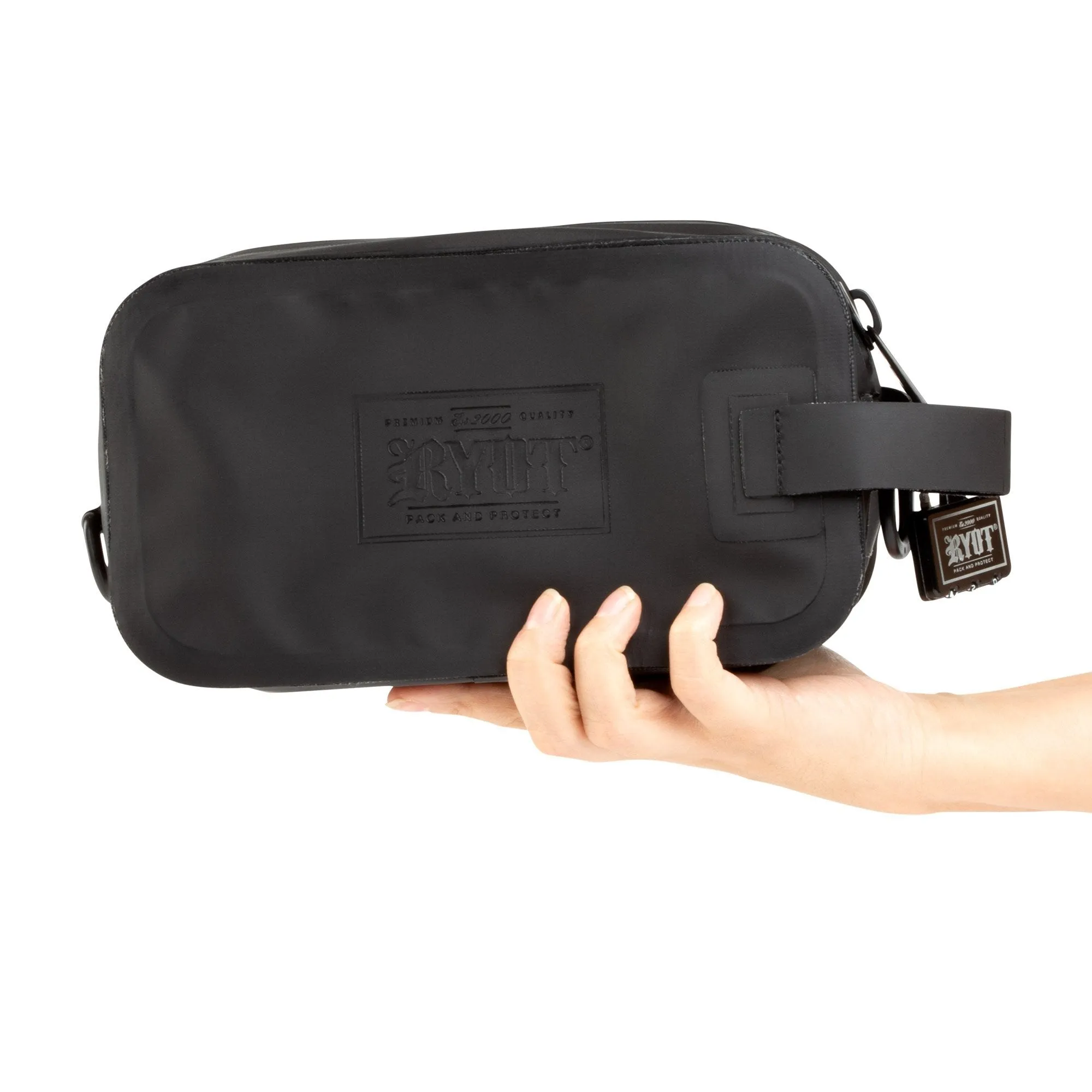 RYOT SmellProof Carbon Series Dopp Kit w/Combo Lock