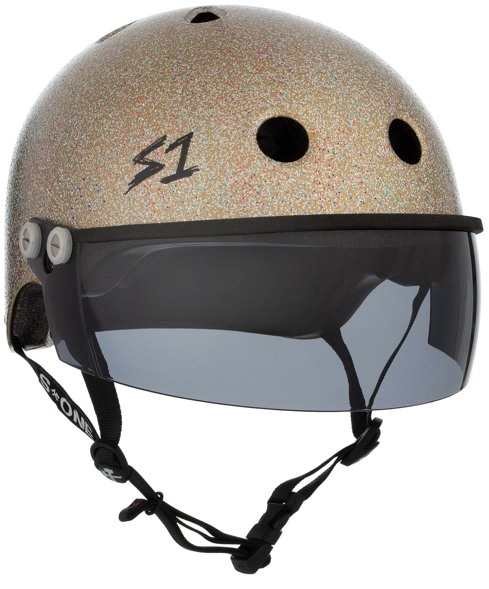 S-One Lifer Helmet With Visor GLITTER