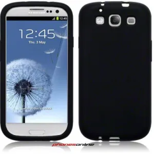 Samsung Galaxy S3 Silicone Skin Black