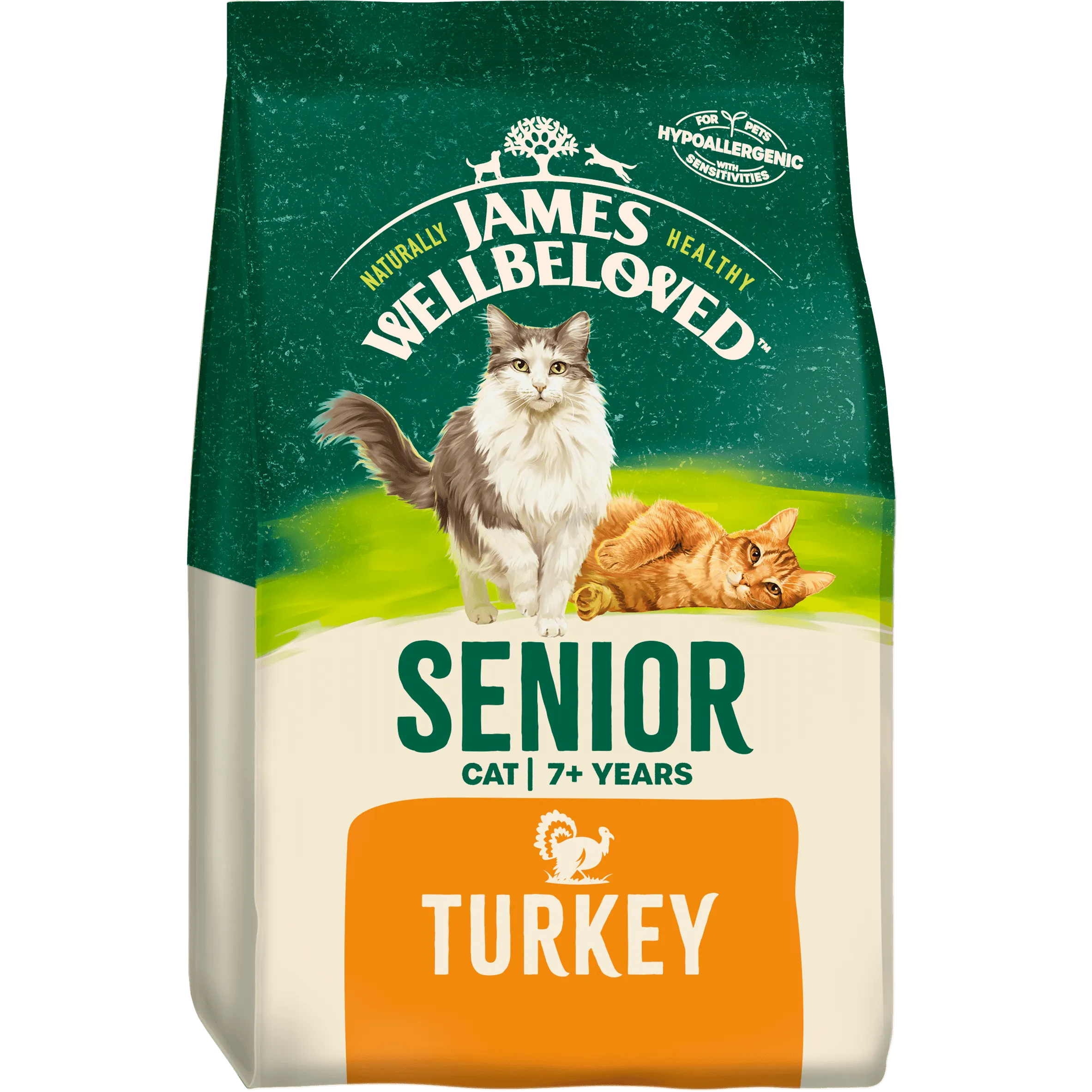 Senior Turkey & Rice Dry Cat Food