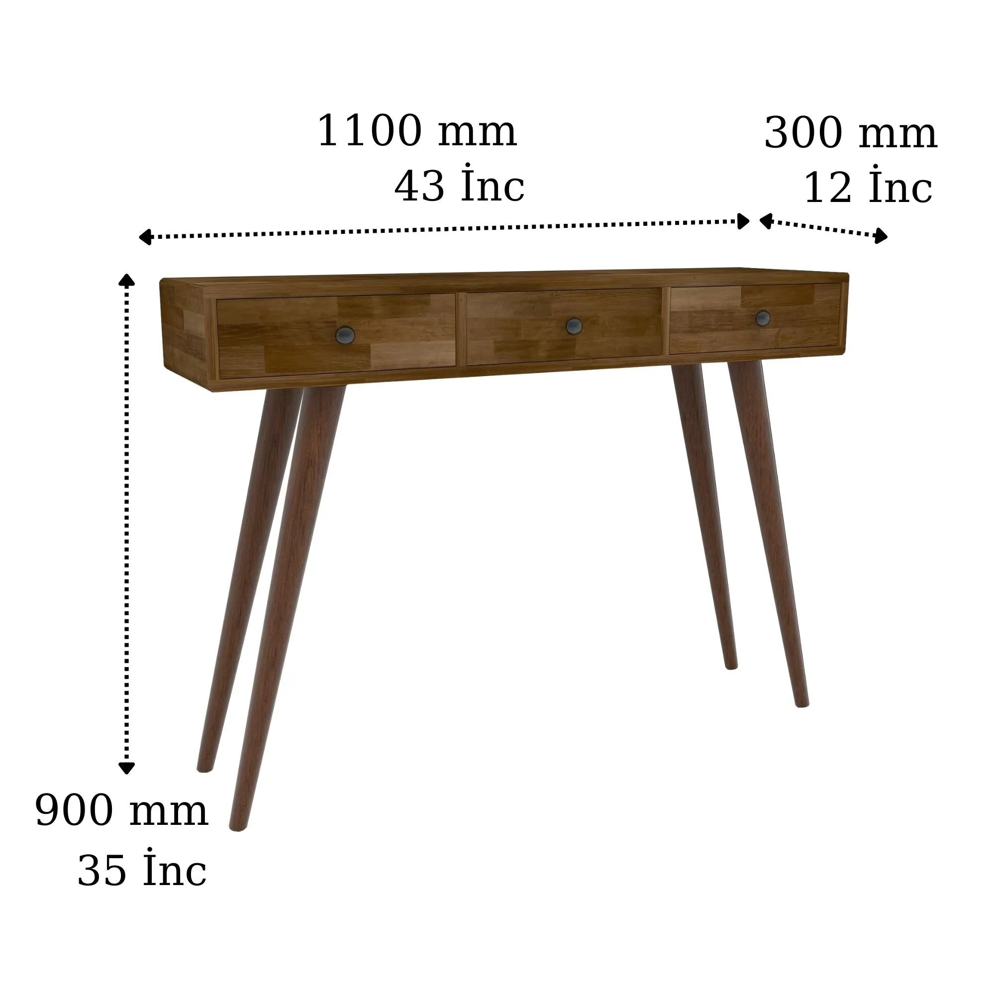 Solid Wood Dresuar Console Table Aurelia