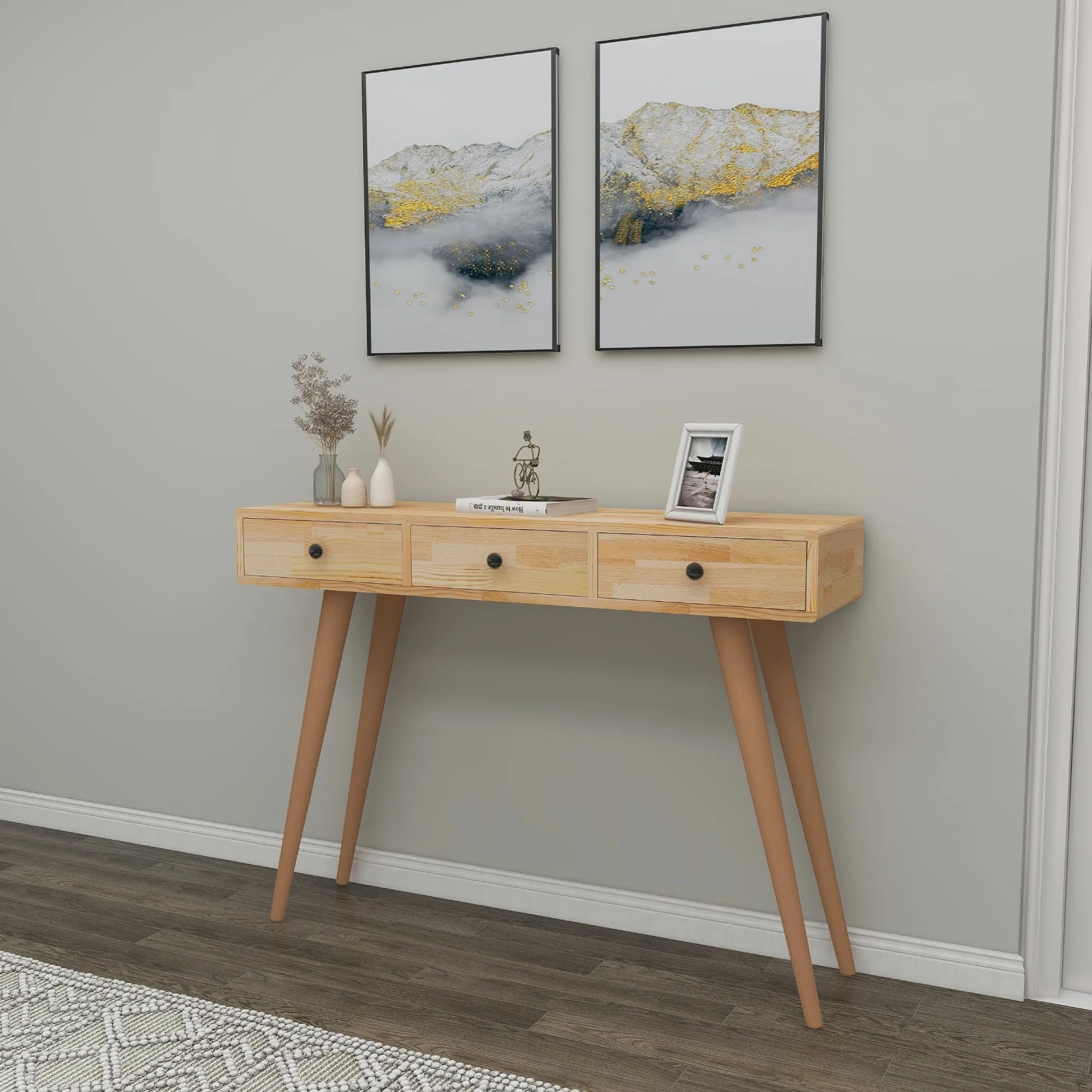 Solid Wood Dresuar Console Table Aurelia