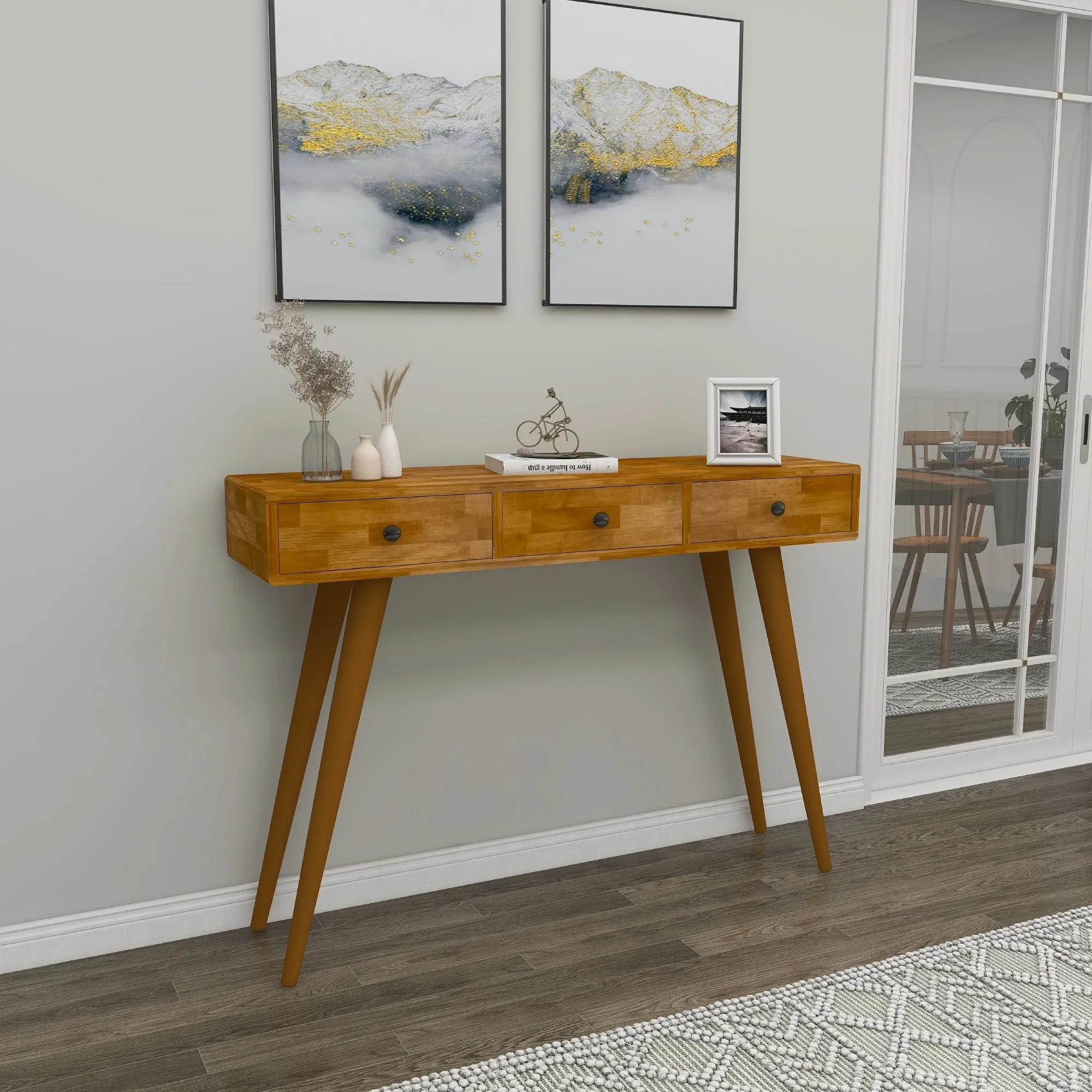 Solid Wood Dresuar Console Table Aurelia