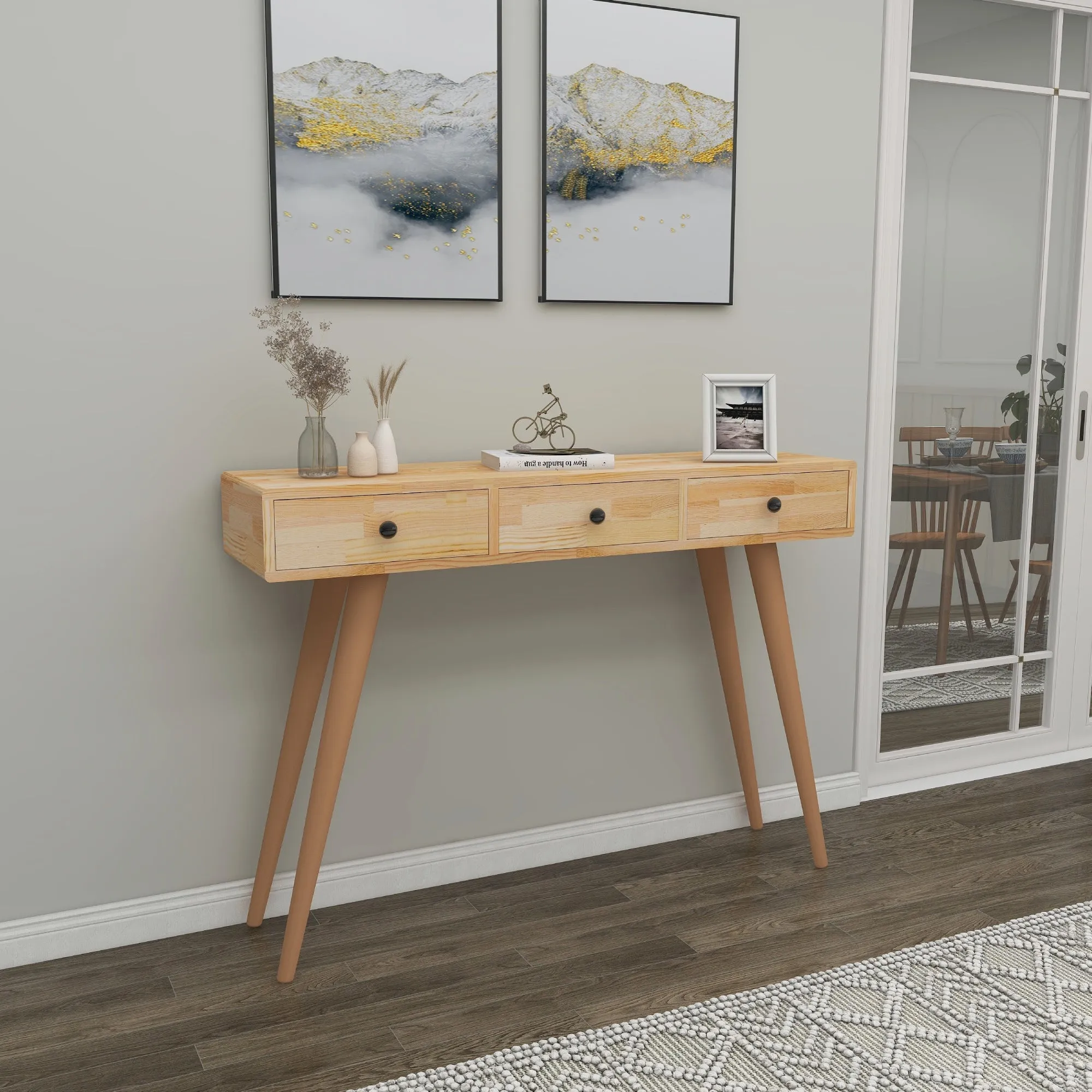 Solid Wood Dresuar Console Table Aurelia