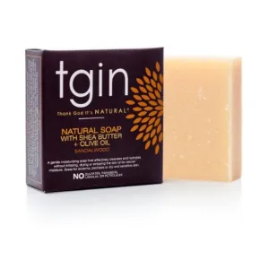 TGIN Natural Soap With Shea Butter Olive Oil And Sandalwood 113g