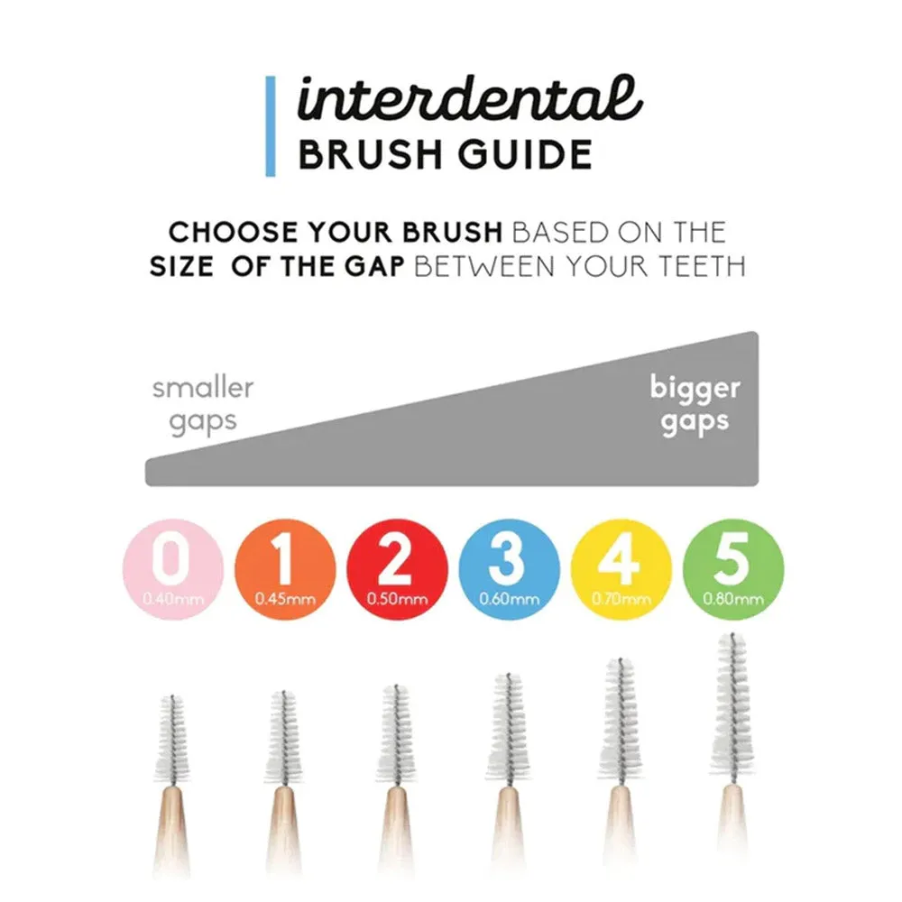 The Humble Co Interdental Brush Bamboo - size 1