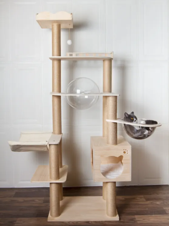 Ultimate Incredible Spaceship Cat Tree PVC pole